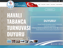 Tablet Screenshot of kayseri.gsb.gov.tr