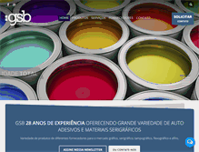 Tablet Screenshot of gsb.com.br